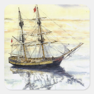 'Reflections' Square Sticker