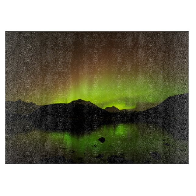 Reflective Aurora Cutting Board (Front)