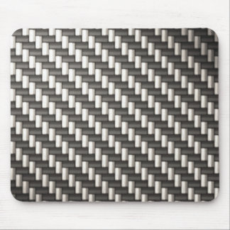 Reflective Carbon Fibre Textured Mouse Pad