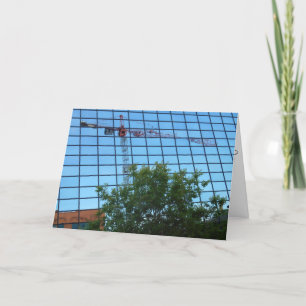 "Reflective Construction" Get Well Card