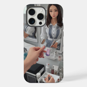 Reflective Convenience Mirror Mirror iPhone 15 Pro Max Case