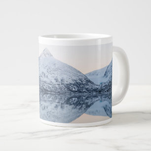 Reflective Portage Lake Large Coffee Mug