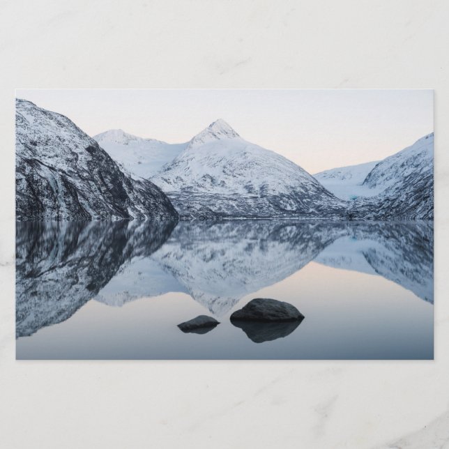 Reflective Portage Lake Stationery (Front)