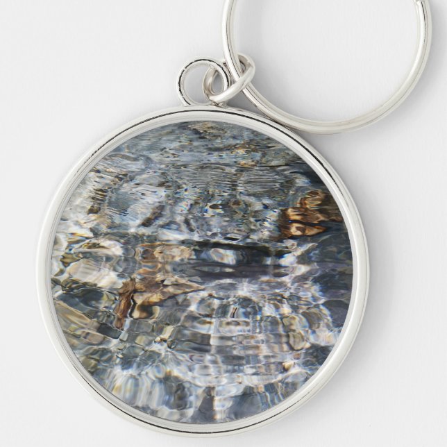 Reflective Water Abstract – Light & Movement  Key Ring (Front)