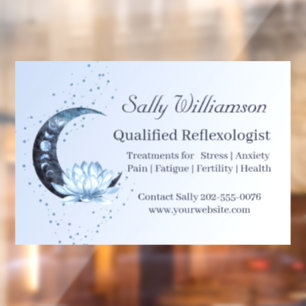 Reflexology Blue Lotus Flower Moon Promotional