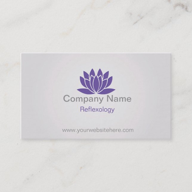 Reflexology Business Card (Front)