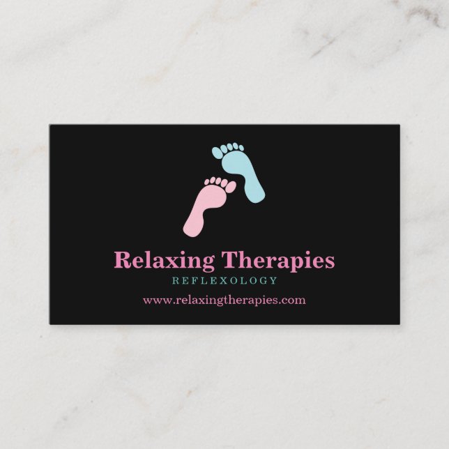 Reflexology Business Card (Front)