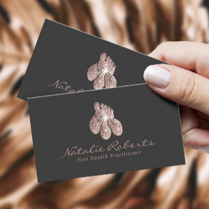 Reflexology Foot Massage Spa Therapist Podiatrist Business Card