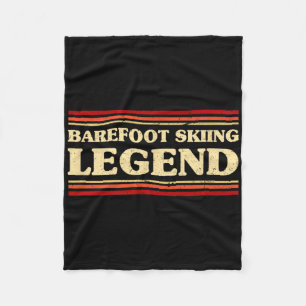 Refoot Skiing Legend Refooting Adventure Sports Fleece Blanket