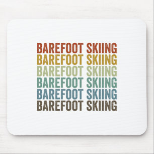 Refoot Skiing Sports Retro Mouse Pad