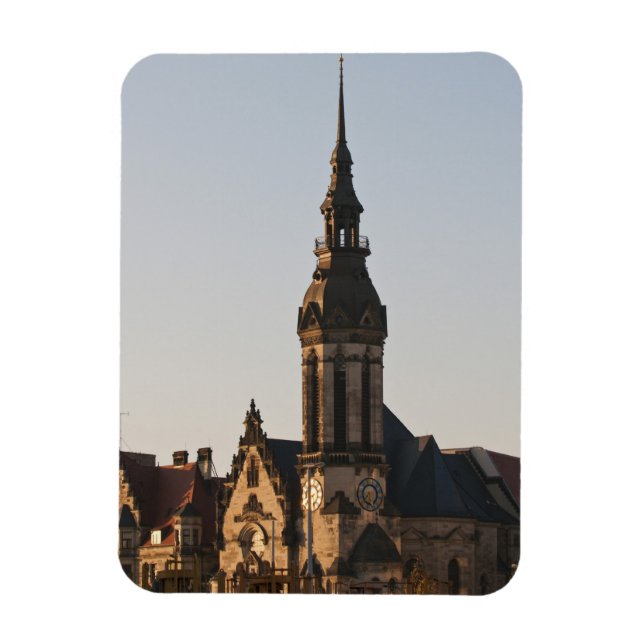 Reformed Church Leipzig, Germany Magnet (Vertical)