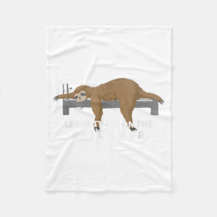 Reformer Lates Sloth Lates  Fleece Blanket