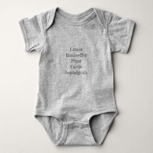 Reforming Squad Goals Baby Bodysuit (Front)