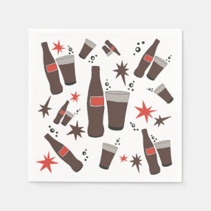 Refresh this summer with a drink. napkin