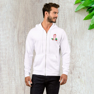 Refreshing Berry Smoothie Pink Drink  Hoodie