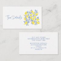 Refreshing blue and yellow lemon vines the details