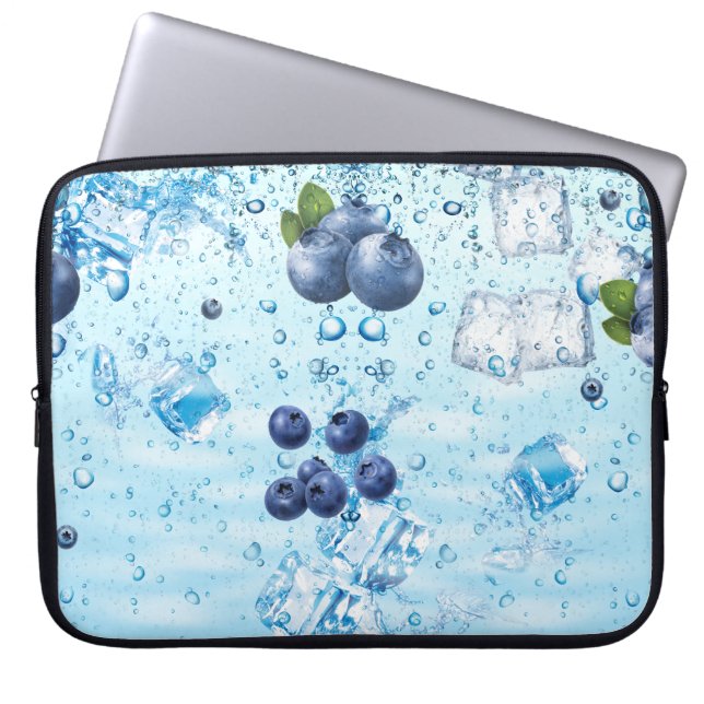 Refreshing Blueberry Water Laptop Bag  (Front)