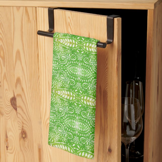 Refreshing Ferny Fronds Tea Towel (Thirds Fold)