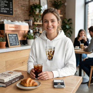 Refreshing Ice-Cold Soda Drink with Bubbles Hoodie