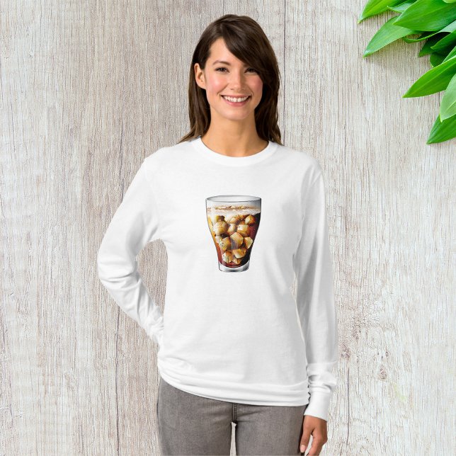 Refreshing Ice-Cold Soda Drink with Bubbles  T-Shirt (Creator Uploaded)
