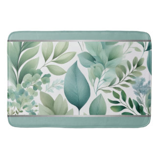 Refreshing Leaves Bath Mat