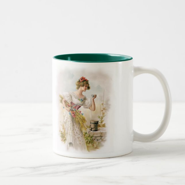 Refreshing Moment Two-Tone Coffee Mug (Right)