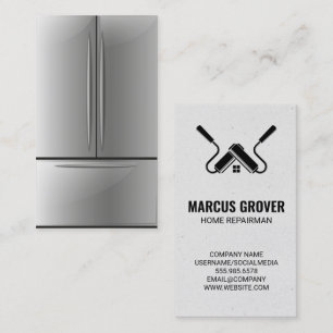 Refrigerator   Appliance Repair Services Business  Card