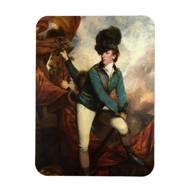 Refrigerator Banastre Tarleton by Joshua Reynolds Magnet (Vertical)