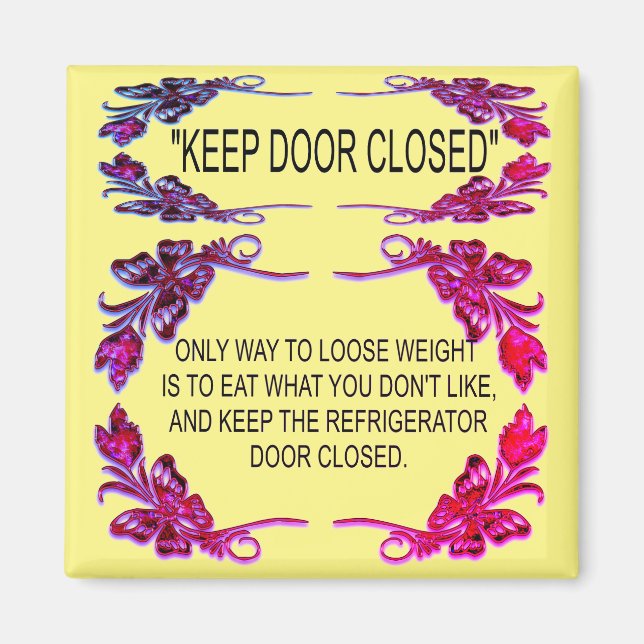 REFRIGERATOR DOOR MAGNET (Front)