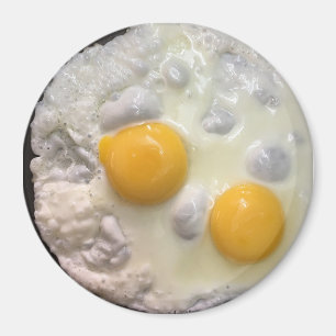 Refrigerator Magnet: Fried Egg Magnet