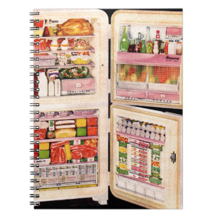 Refrigerator of Plenty Spiral Notebook