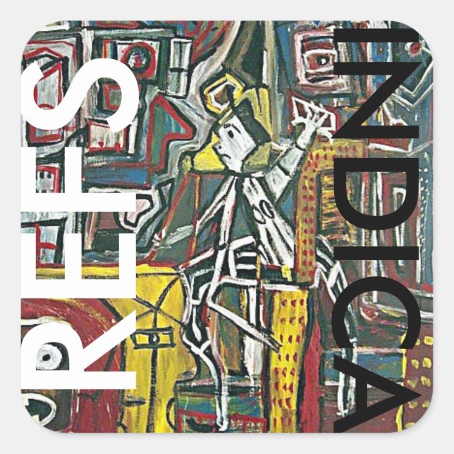 REFS INDICA SQUARE STICKER (Front)