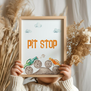 Refueling Station Monster Bash Poster