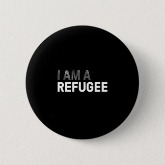 Refugee T-shirt, women's 6 Cm Round Badge