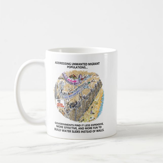 Refugee Water Slides mug (Left)