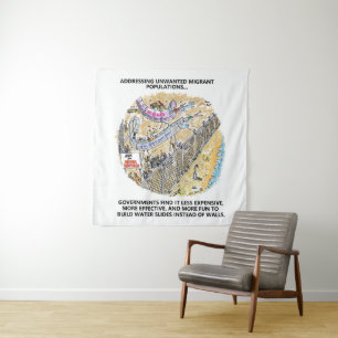 Refugee Water Slides tapestry
