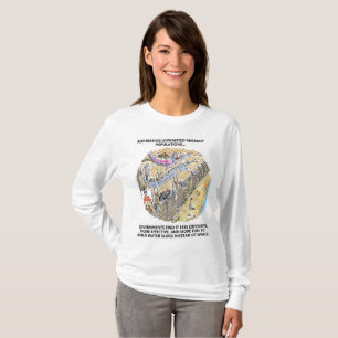 Refugee Water Slides women l-sleeve cartoon shirt