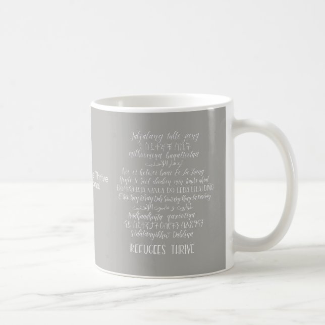 Refugees Thrive Mug (Right)