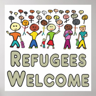 Refugees Welcome Poster