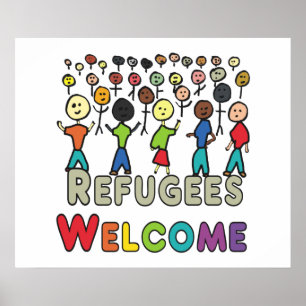 Refugees Welcome Poster