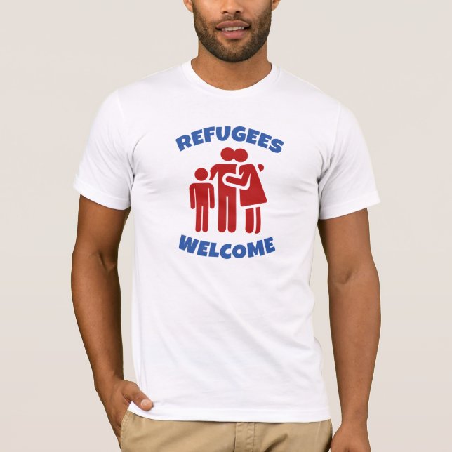 Refugees Welcome T-Shirt (Front)