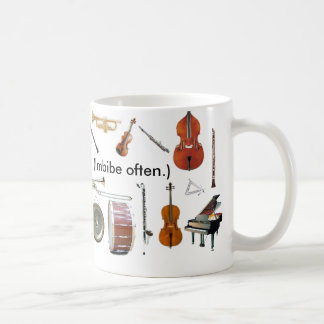 Reg. 11 oz. "Music is Life! (Imbibe, often.)" Mug