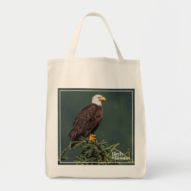 Regal Bald Eagle Tote Bag (Front)