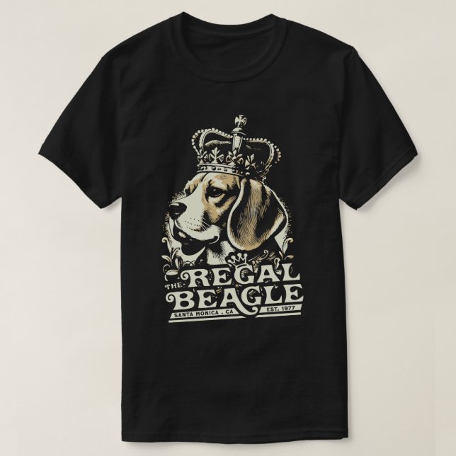 Regal Beagle Lounge 1977 T-Shirt (Design Front)