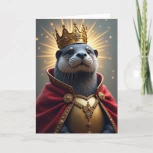 Regal Birthday Creature Card