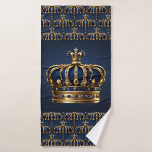 Regal Blue Crown Series Bath Towel