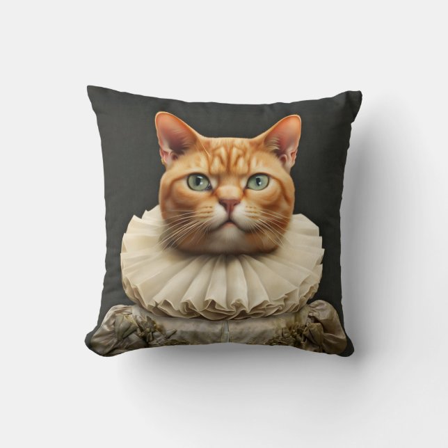 Regal Cat Cushion (Front)