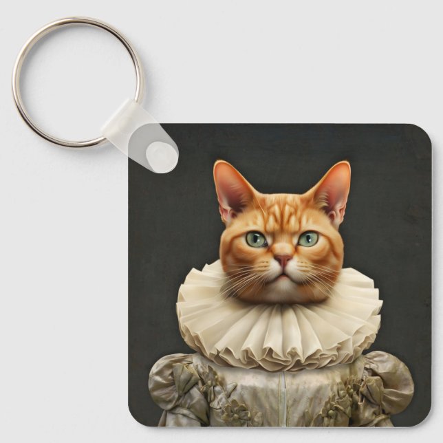 Regal Cat Key Ring (Front)