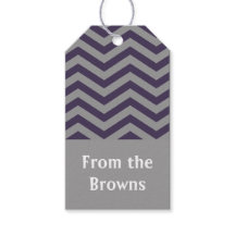 Regal Chevron Gift Tags