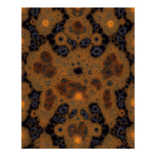 Regal Choco Fractal Design Poster